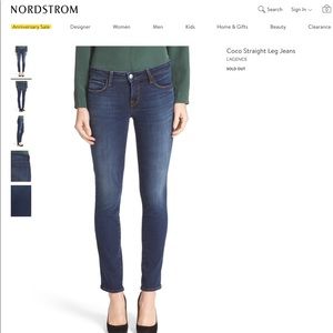 L’Agence straight leg  jeans size 28